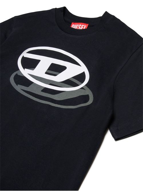 T-shirt bambino Diesel nera a manica corta DIESEL KIDS | J0260100YI9K900